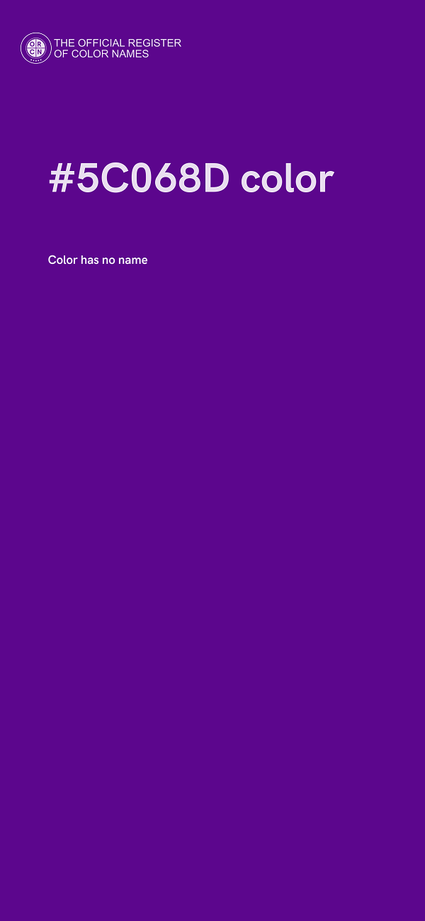 #5C068D color image