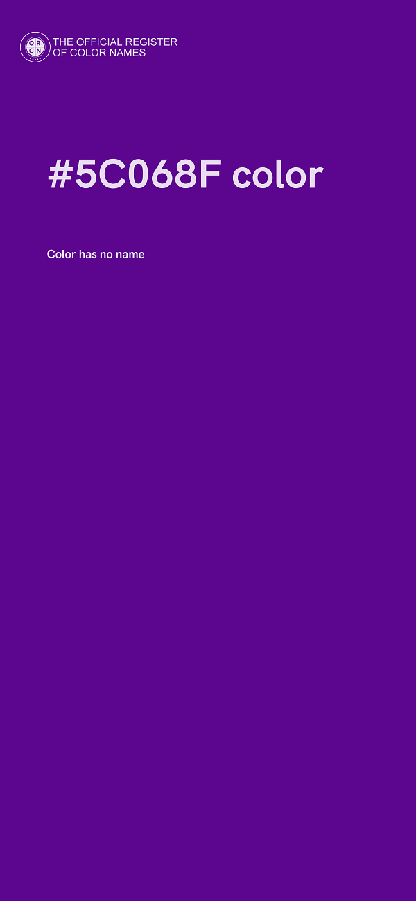 #5C068F color image