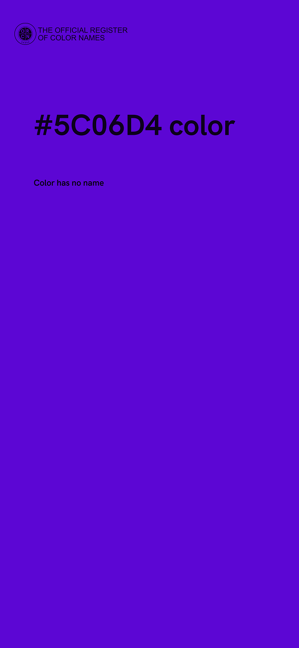 #5C06D4 color image