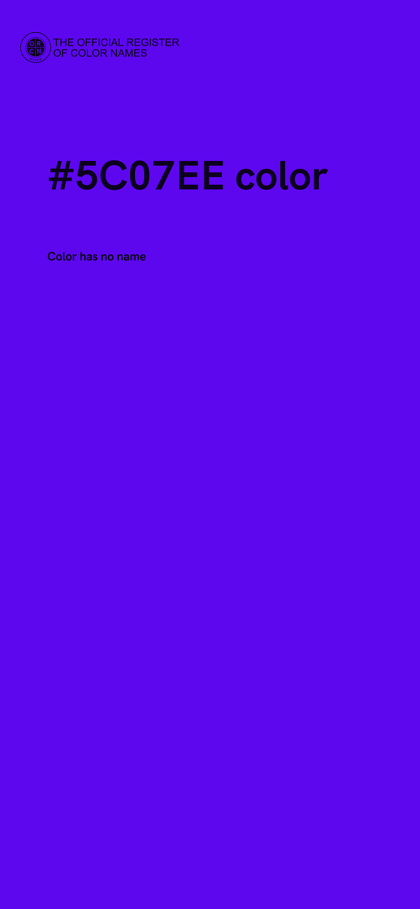 #5C07EE color image