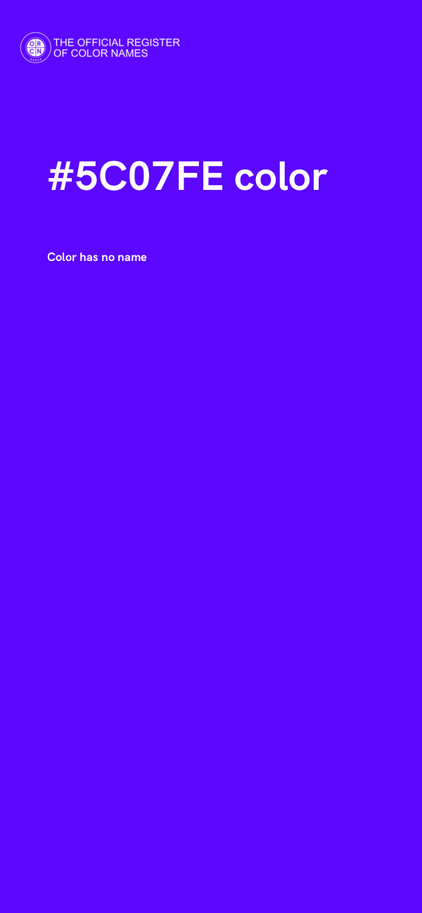 #5C07FE color image