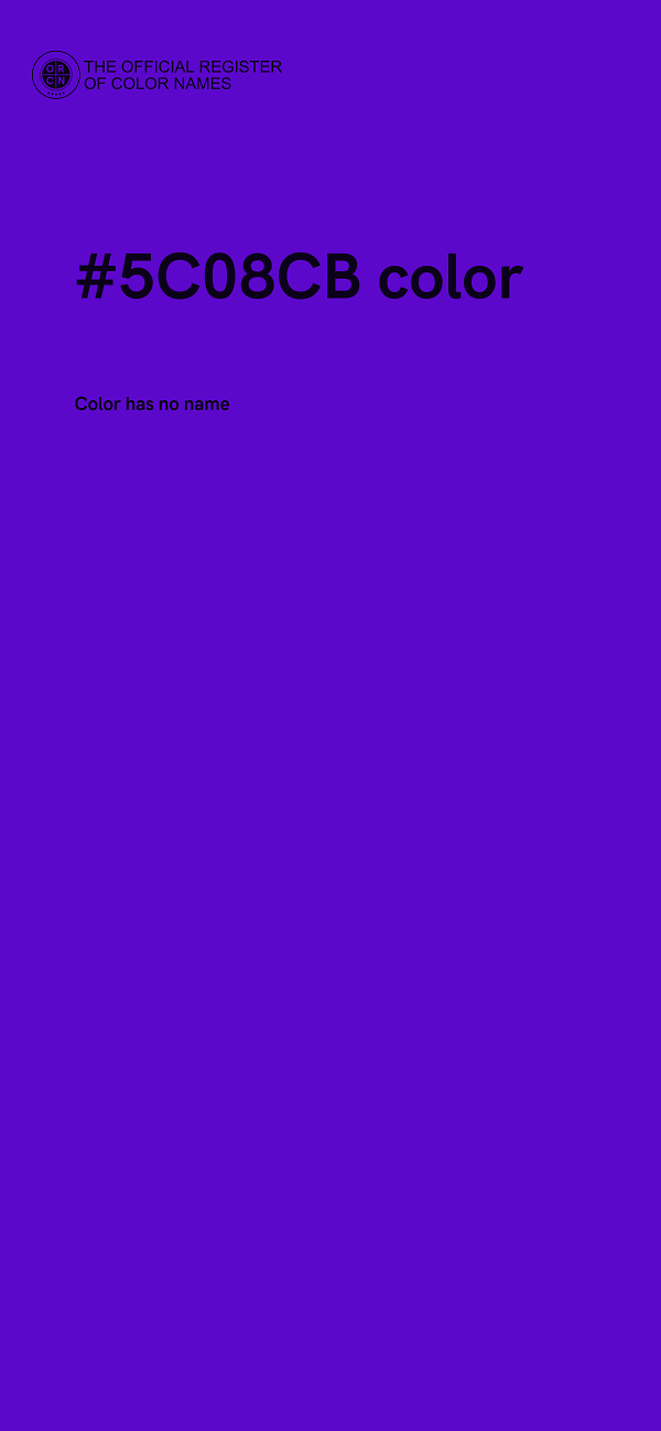 #5C08CB color image