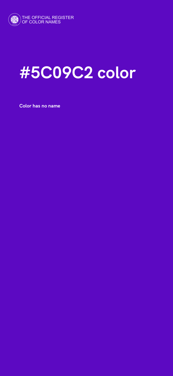 #5C09C2 color image