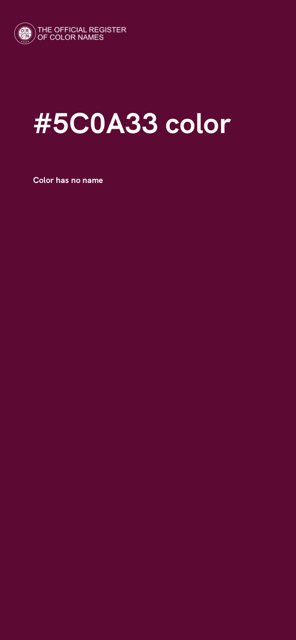 #5C0A33 color image