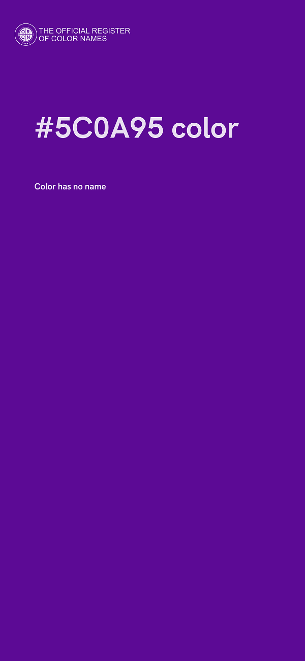 #5C0A95 color image