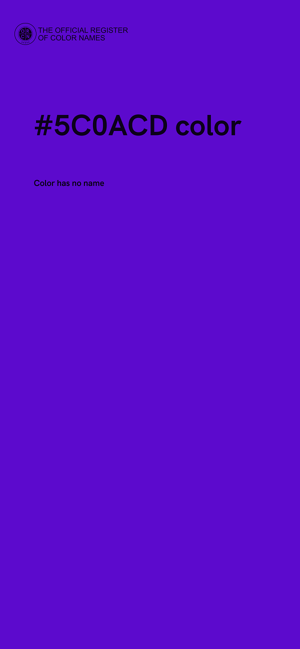 #5C0ACD color image