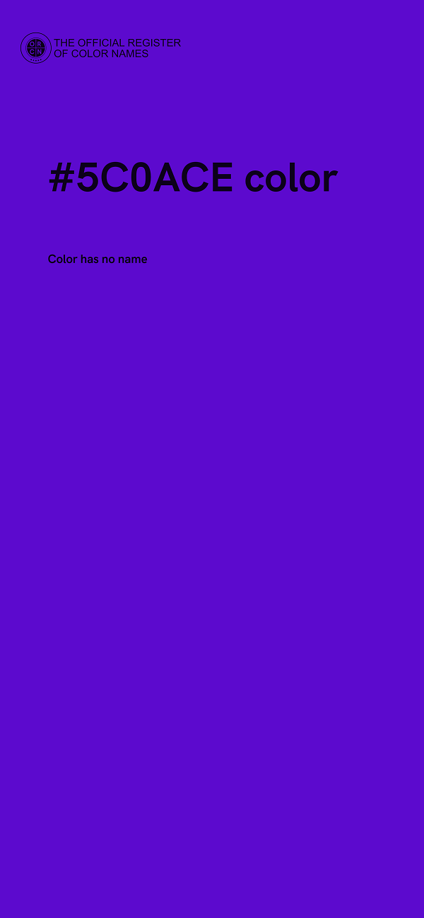 #5C0ACE color image