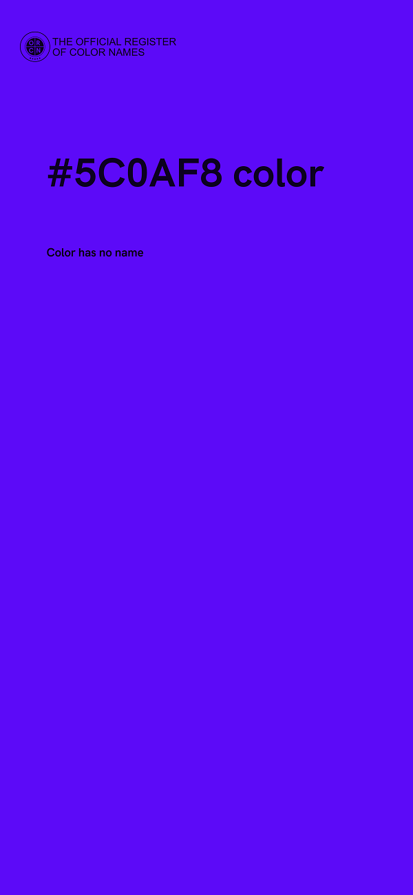 #5C0AF8 color image