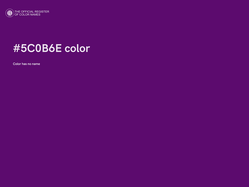 #5C0B6E color image