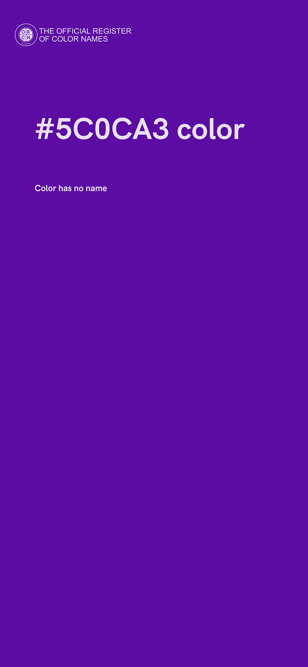 #5C0CA3 color image