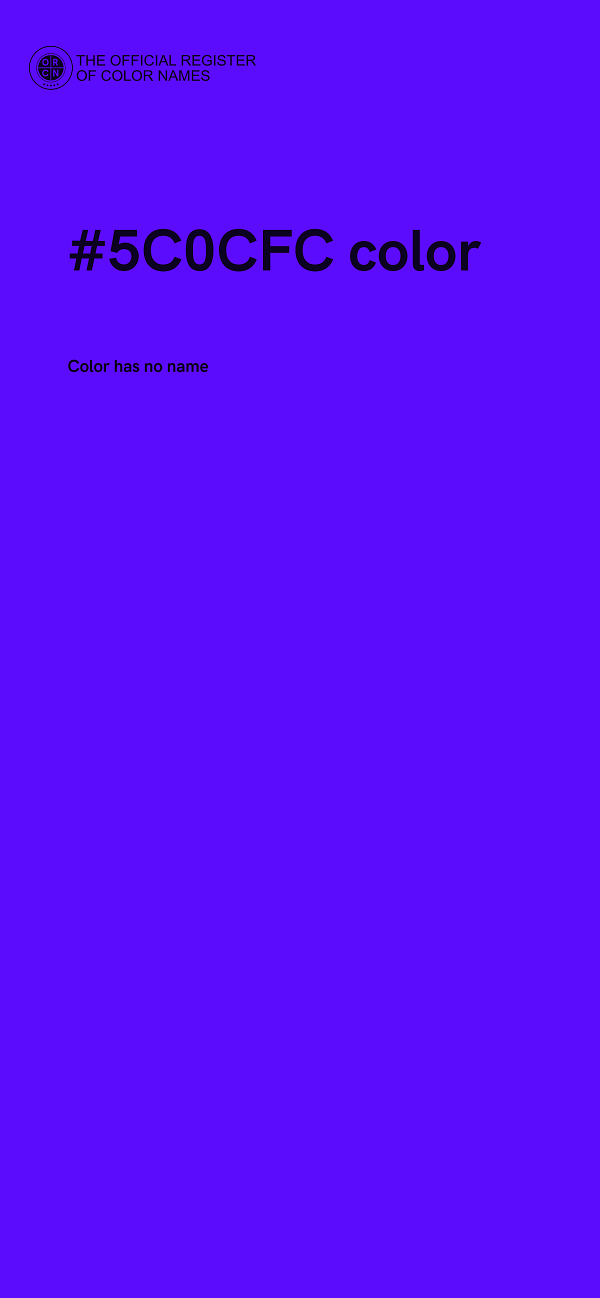 #5C0CFC color image