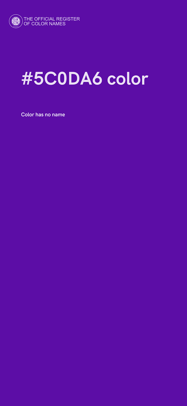#5C0DA6 color image