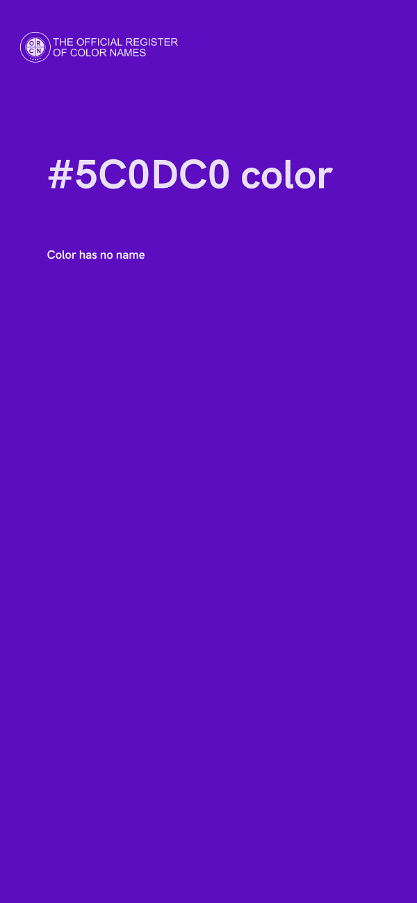#5C0DC0 color image