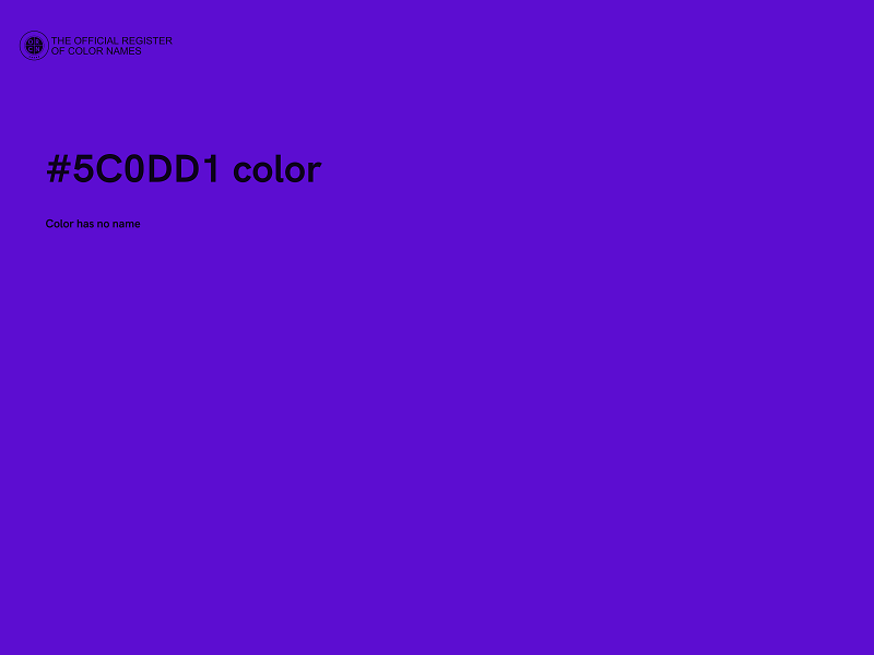 #5C0DD1 color image