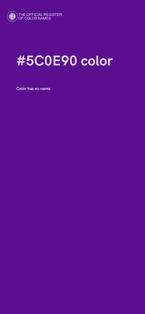 #5C0E90 color image