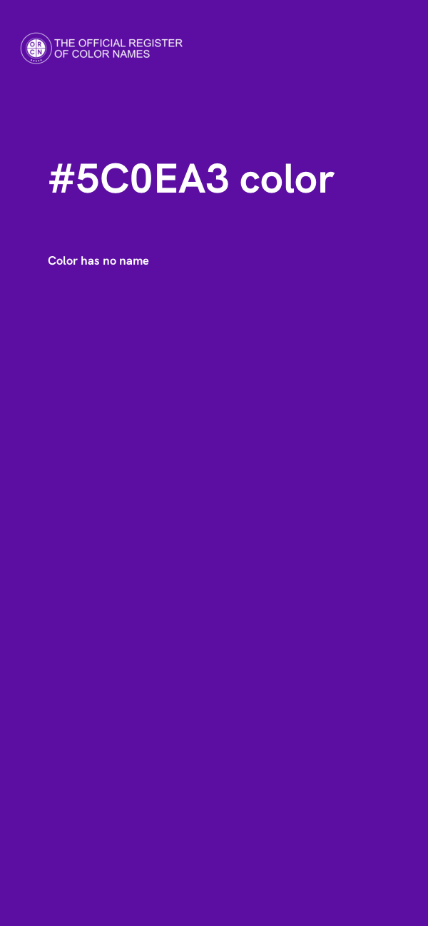 #5C0EA3 color image