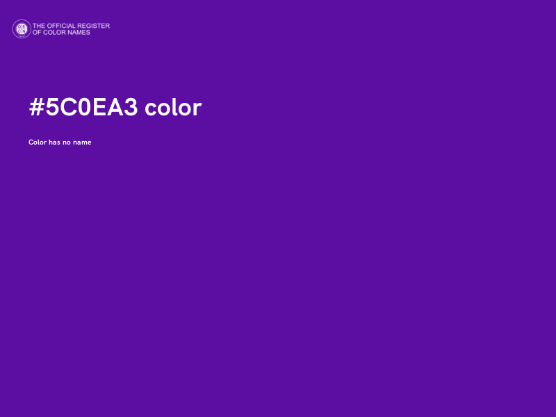 #5C0EA3 color image