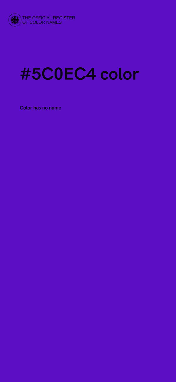 #5C0EC4 color image