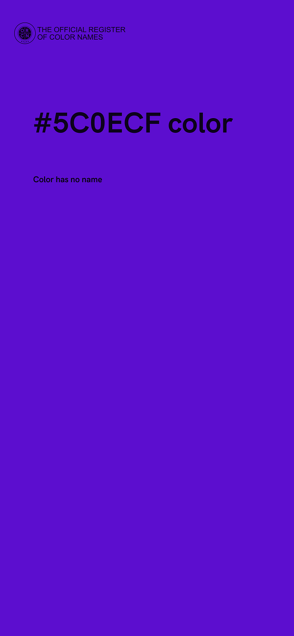 #5C0ECF color image