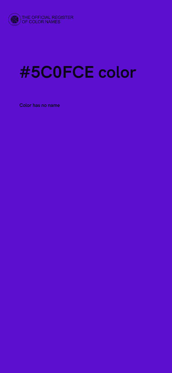 #5C0FCE color image