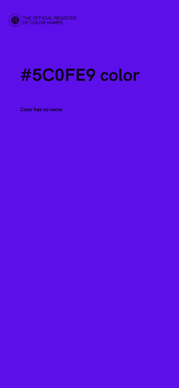 #5C0FE9 color image