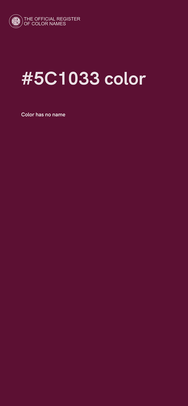 #5C1033 color image