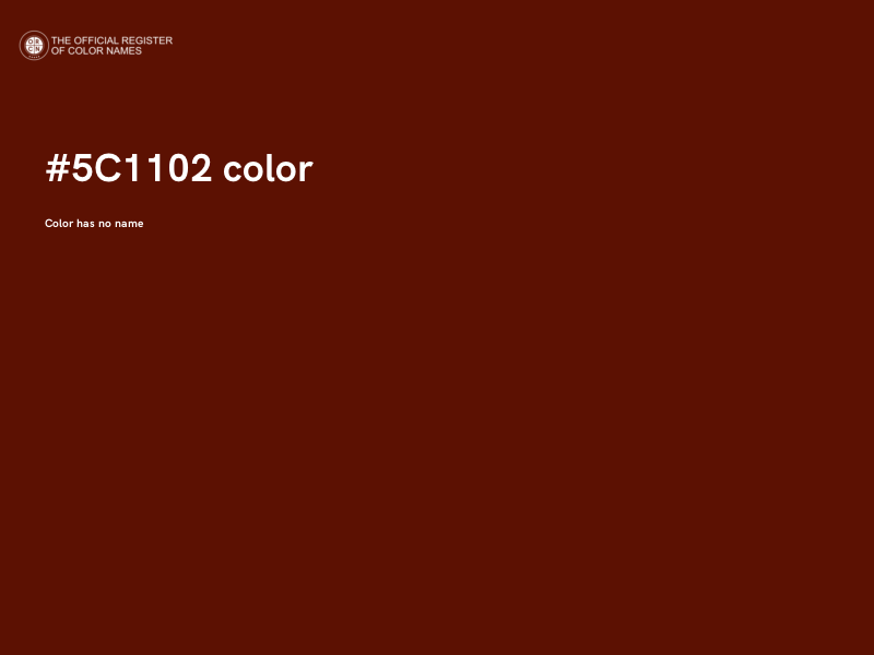 #5C1102 color image
