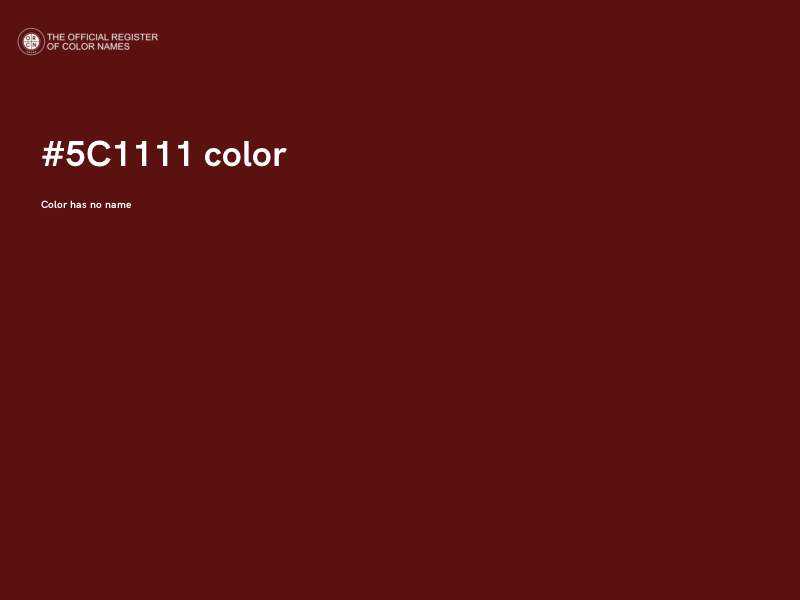 #5C1111 color image