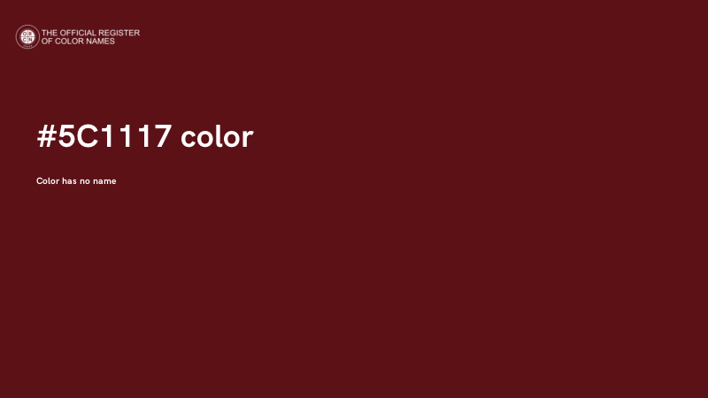 #5C1117 color image