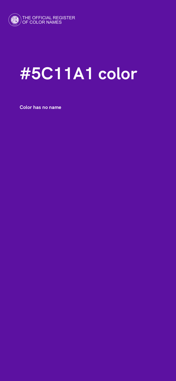 #5C11A1 color image