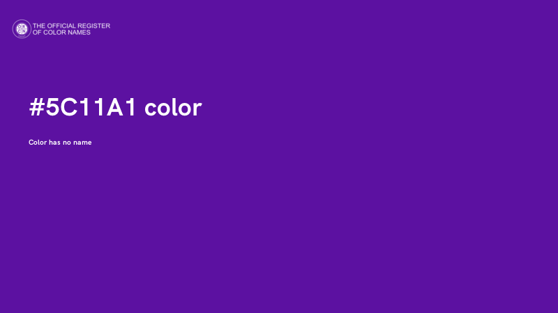#5C11A1 color image