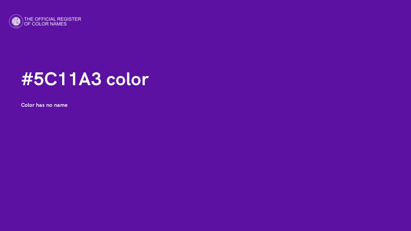 #5C11A3 color image