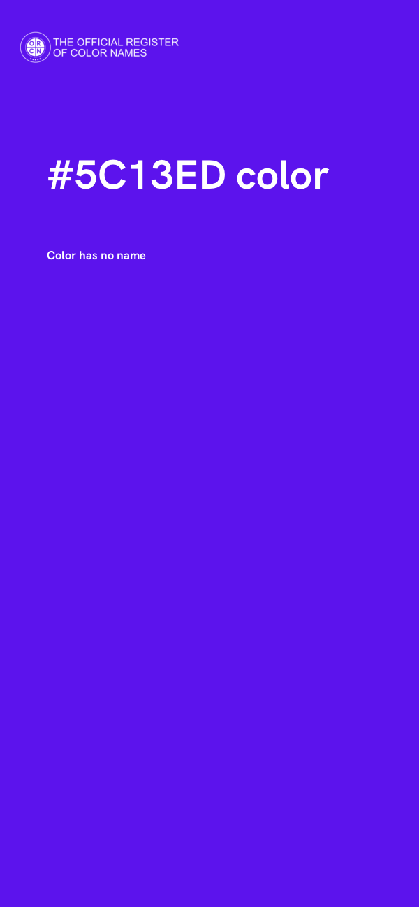 #5C13ED color image