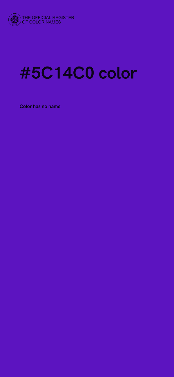 #5C14C0 color image