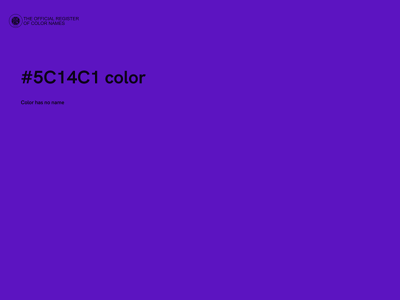 #5C14C1 color image