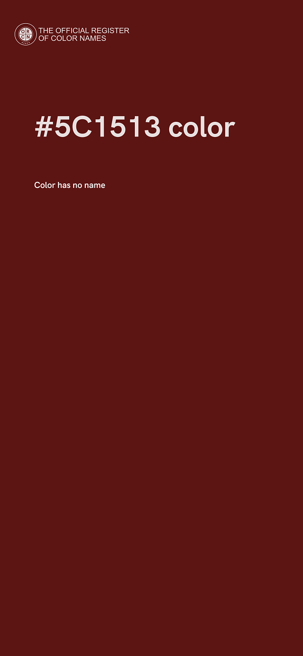 #5C1513 color image