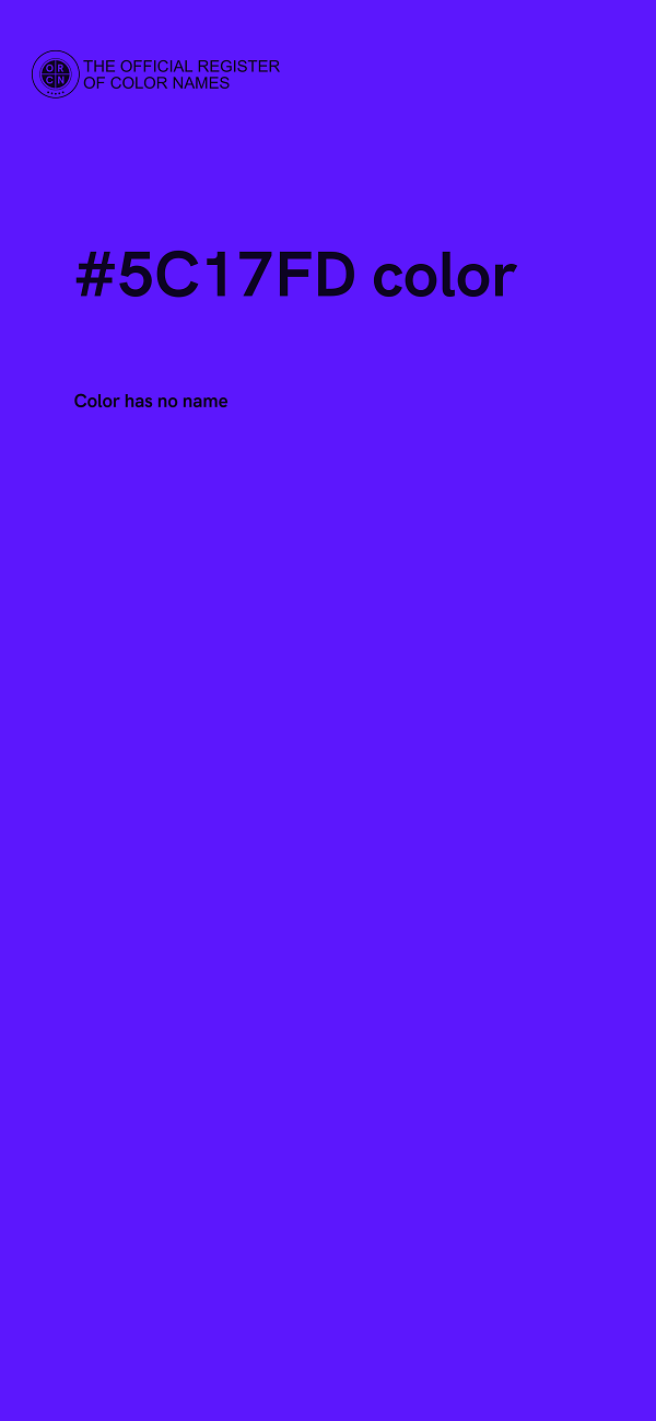 #5C17FD color image