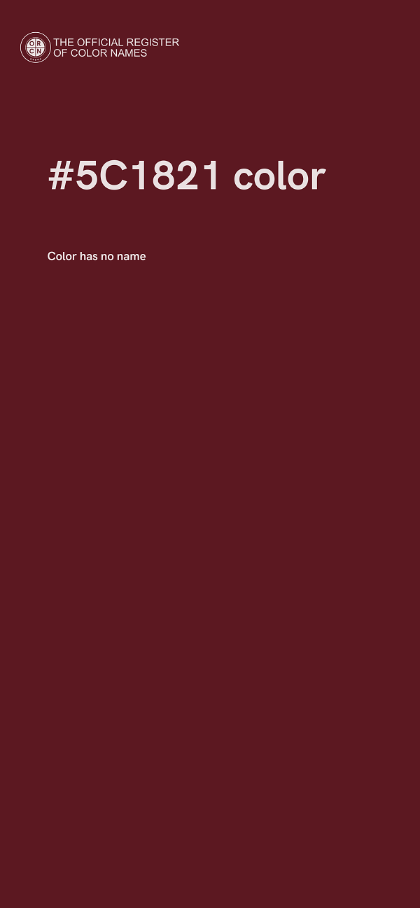 #5C1821 color image