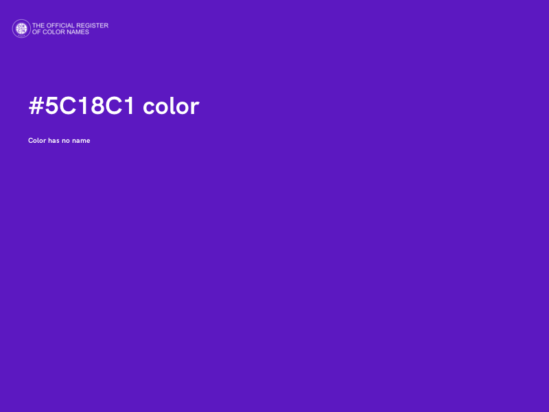 #5C18C1 color image