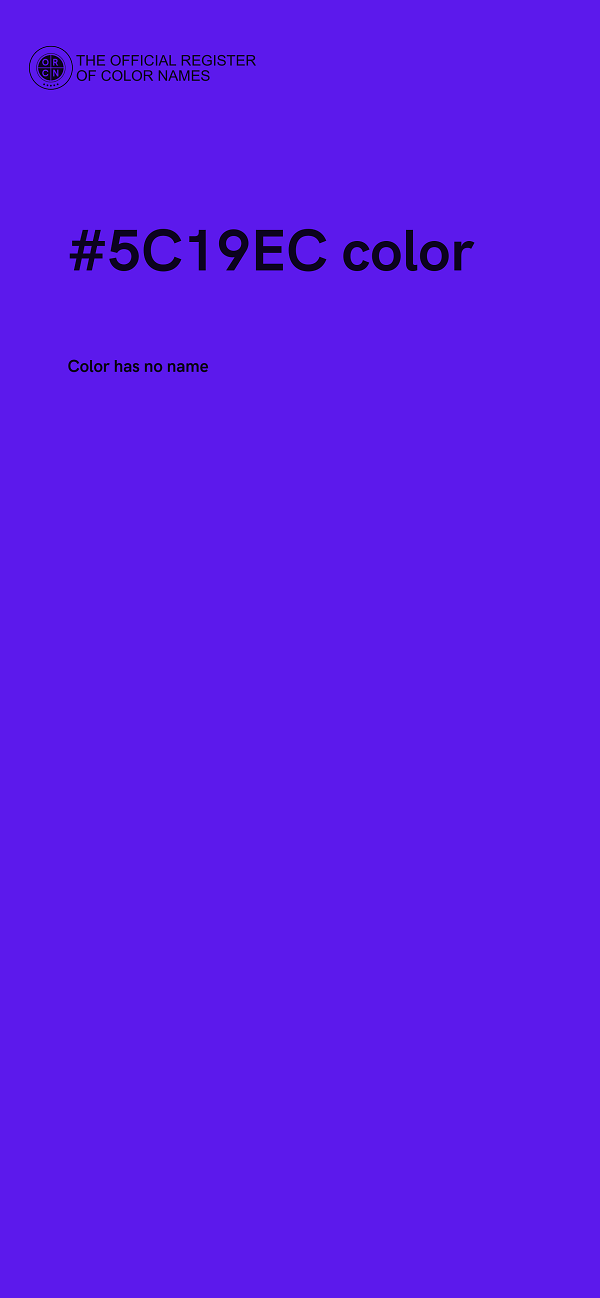 #5C19EC color image