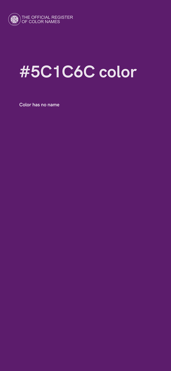 #5C1C6C color image