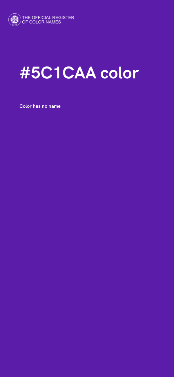 #5C1CAA color image