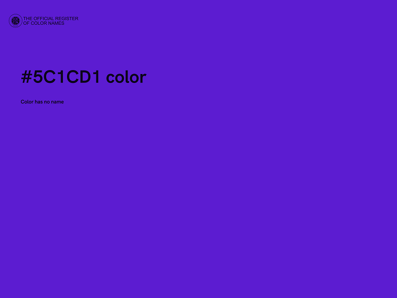 #5C1CD1 color image