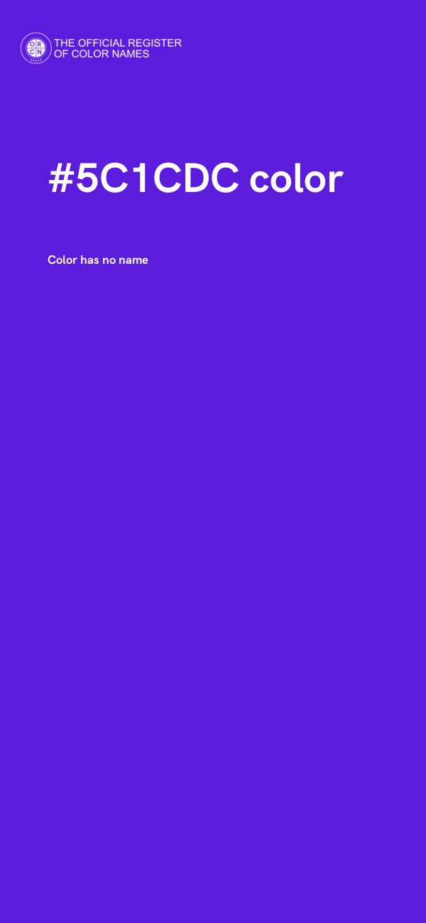 #5C1CDC color image