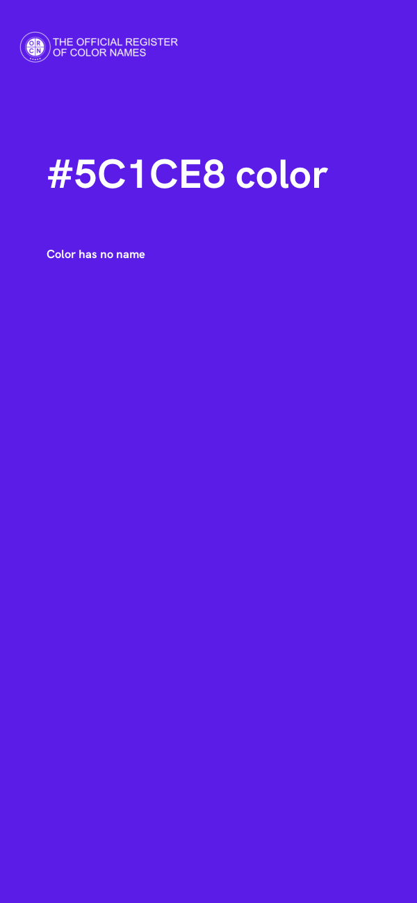 #5C1CE8 color image
