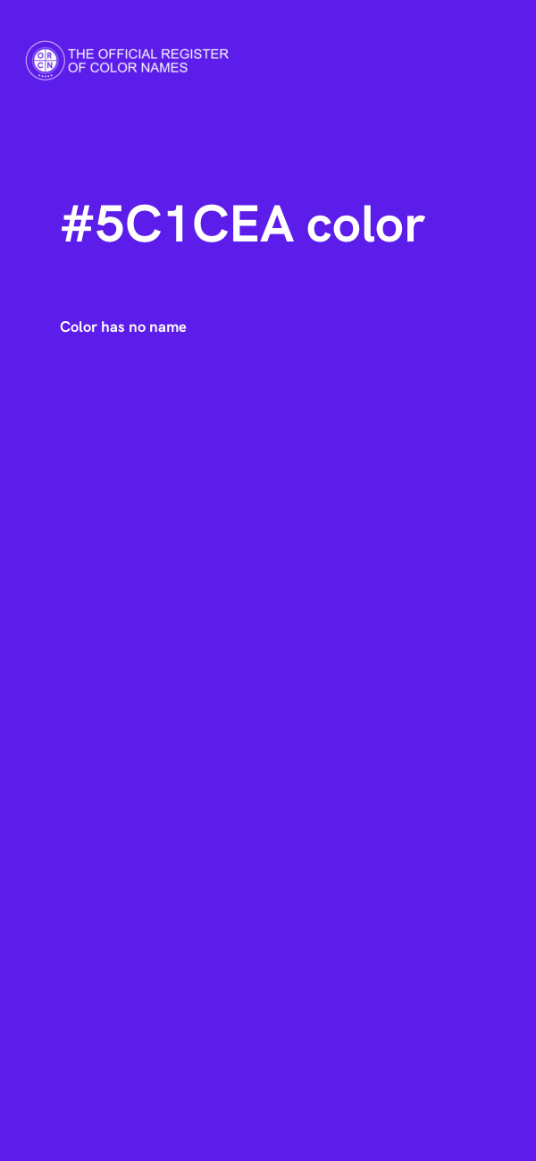 #5C1CEA color image