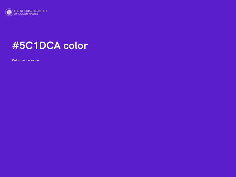 #5C1DCA color image