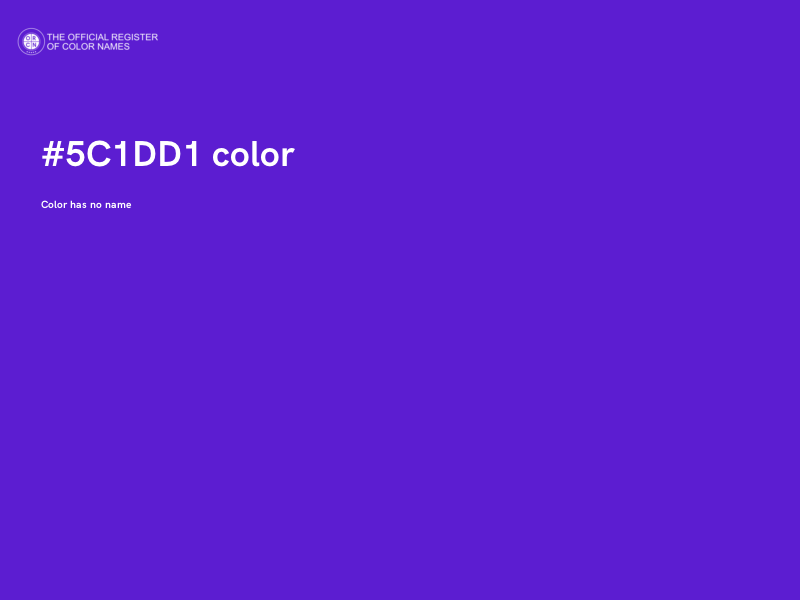 #5C1DD1 color image
