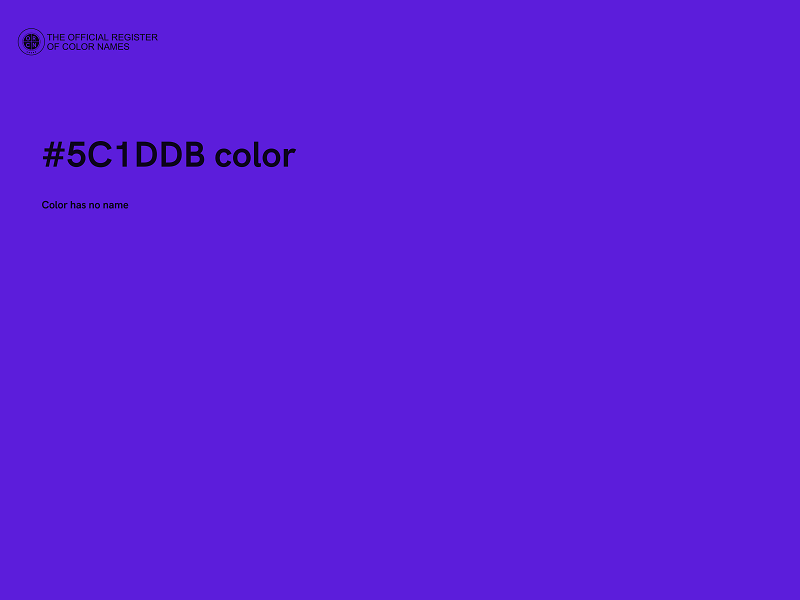 #5C1DDB color image