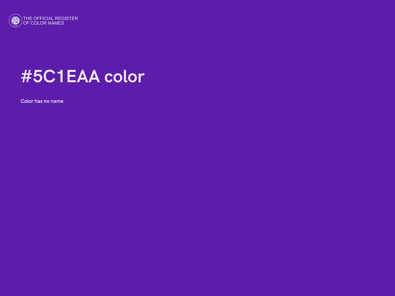 #5C1EAA color image